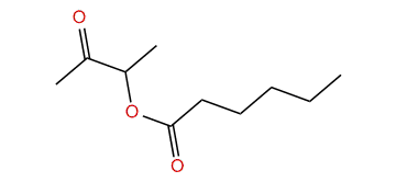 3-Oxobutan-2-yl hexanoate